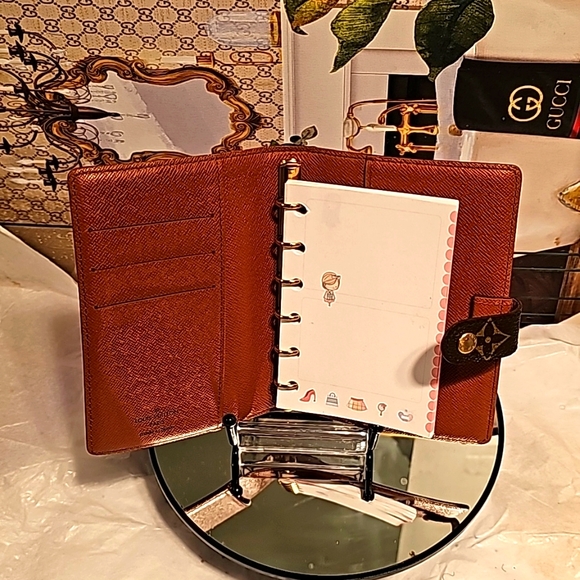 Louis Vuitton Monogram Coated Canvas PM Agenda/Notebook with Dust Bag - Picture 11 of 16